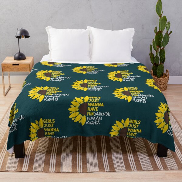 Item preview, Girls Just Wanna Have Fundamental Rights Sunflower Feminist Roe V Wade Pro Choice Abortion 1973 Repr designed and sold by CustomTeesCA0.