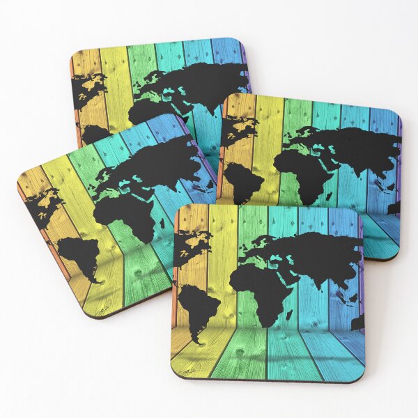 Item preview, map of the world colored designed and sold by The-Armour.
