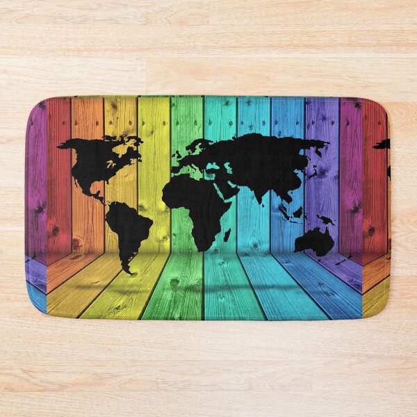 Item preview, map of the world colored designed and sold by The-Armour.