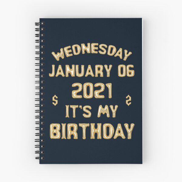 Item preview, January 6 2021 It_s My Birthday Shirt Toddler   designed and sold by TEDGLOBALi.