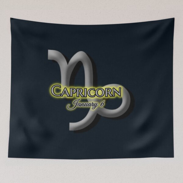 Item preview, January 6 - Capricorn Sign - Style 3     designed and sold by TEDGLOBALi.