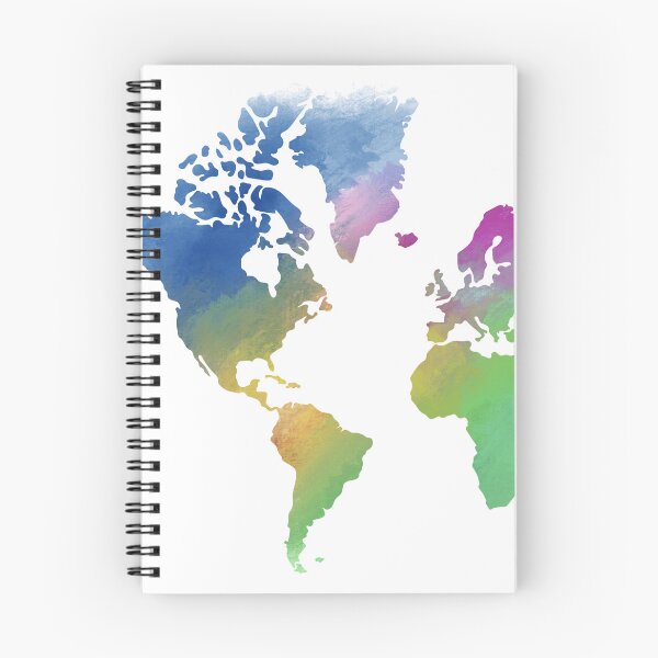 Item preview, map of the world colored designed and sold by The-Armour.