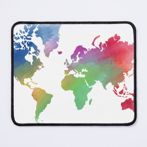 Item preview, map of the world colored designed and sold by The-Armour.