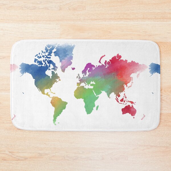 Item preview, map of the world colored designed and sold by The-Armour.