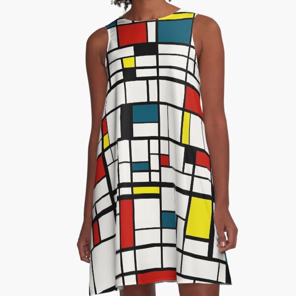 Aperçu de l'œuvre Mondrian Style De Stijl #1 créée et vendue par Texterns.