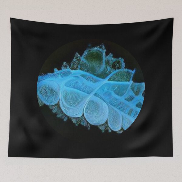 Item preview, Abstract blue fractal designed and sold by Shiablue.