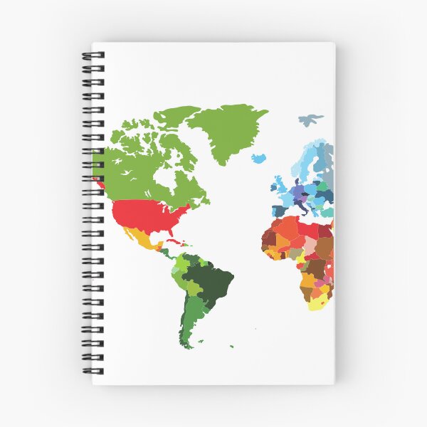 Item preview, map of the world colored designed and sold by The-Armour.