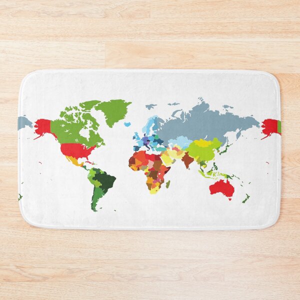 Item preview, map of the world colored designed and sold by The-Armour.