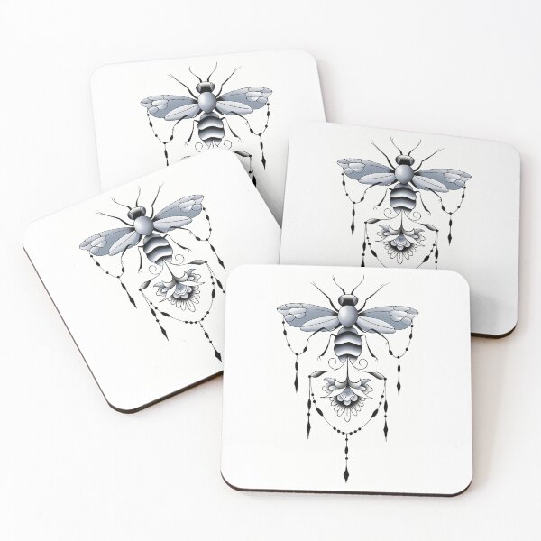 Item preview, Fkj tattoo flash insect designed and sold by franckfkj.