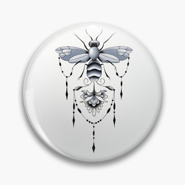 Item preview, Fkj tattoo flash insect designed and sold by franckfkj.