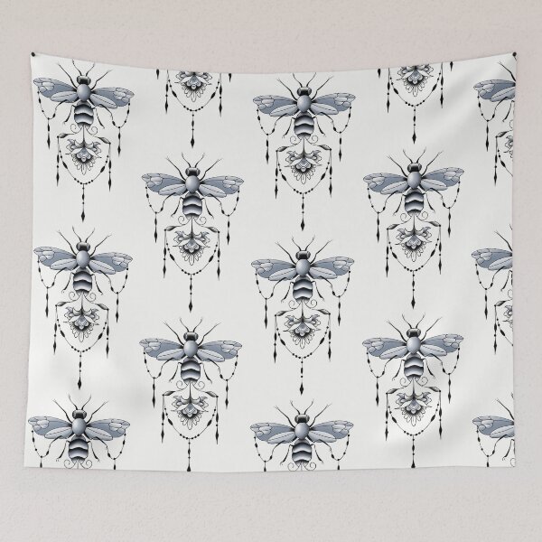 Item preview, Fkj tattoo flash insect designed and sold by franckfkj.