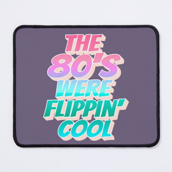 Item preview, Pastel Ombre The 80's Were Flippin' Cool, Retro Style Design designed and sold by TrulyEpoque.