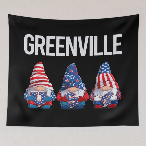 Item preview, Happy USA Gnomes Greenville designed and sold by xaviajames9.