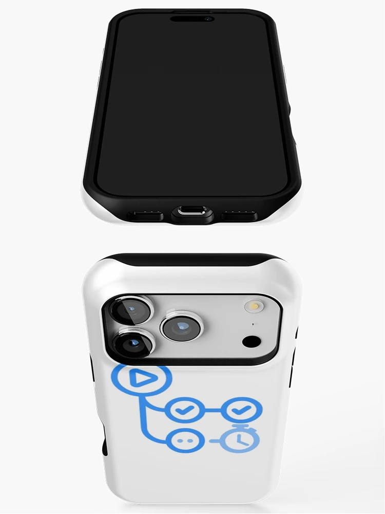 Thumbnail 3 of 4, iPhone Case, github actions designed and sold by developerfriday.