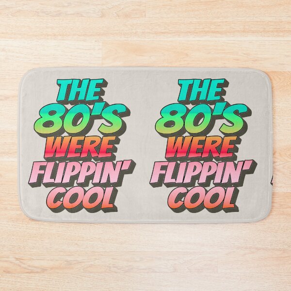 Item preview, Bright Ombre The 80's Were Flippin' Cool, Retro Style Design designed and sold by TrulyEpoque.