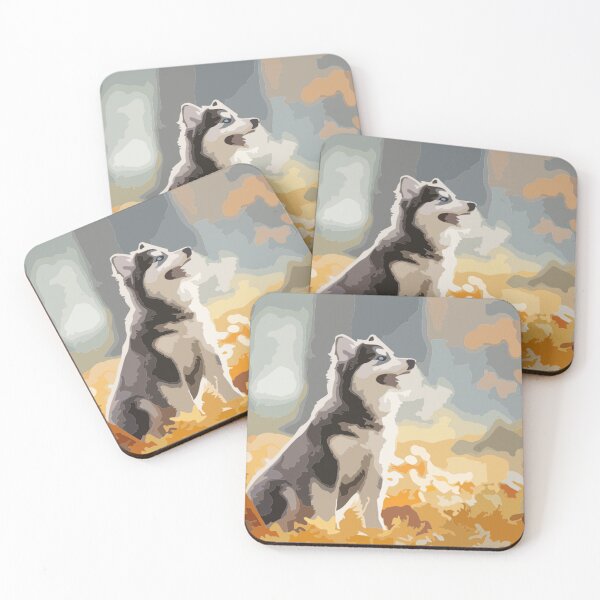 Item preview, Siberian Husky Digital Painting designed and sold by Positive Lad.