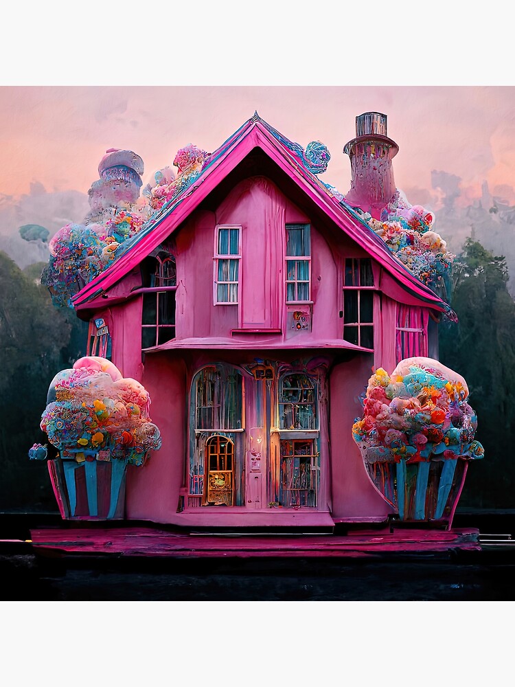 "Cotton Candy House" Poster for Sale by ErianAndre Redbubble