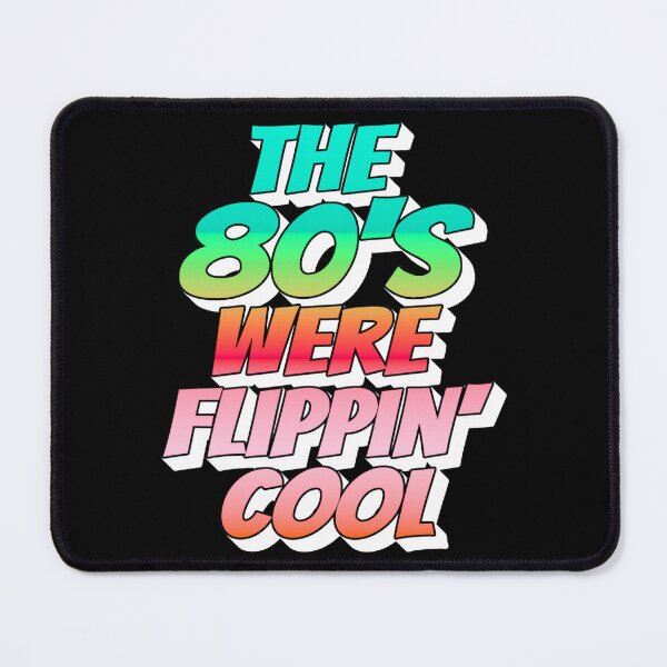 Item preview, Ombre Color The 80's Were Flippin' Cool, Retro Style Design designed and sold by TrulyEpoque.