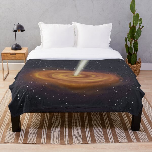 Item preview, Colorful Quasar with Gamma Ray Burst, space art designed and sold by TalesOfScience.