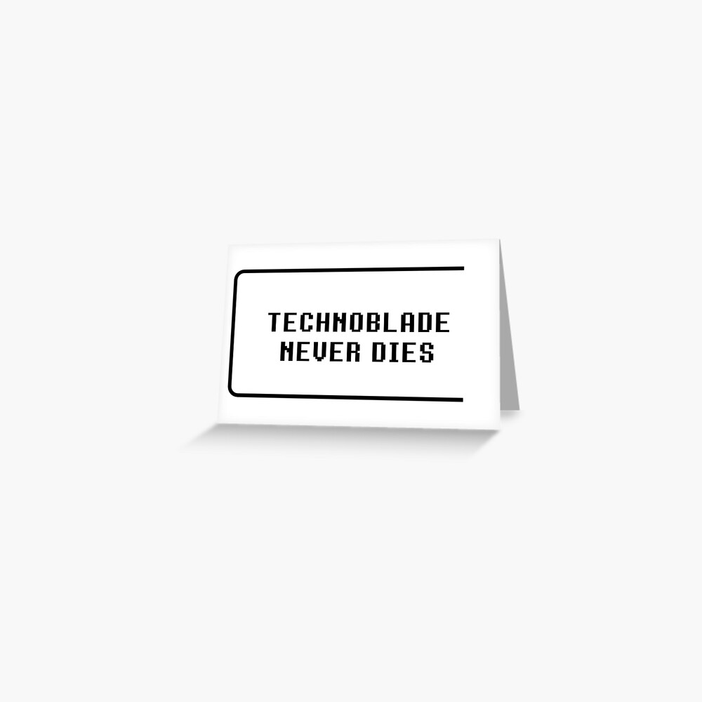 Technoblade Quote: Technoblade Never Dies Magnet for Sale by Swagneato