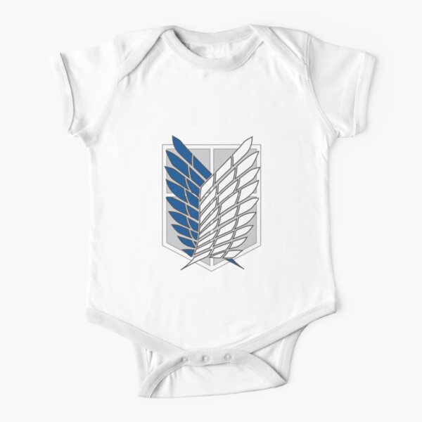 Shingeki No Kyojin Short Sleeve Baby One Piece Redbubble