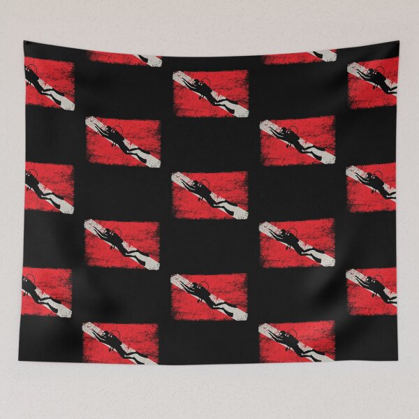 Item preview, Diver Down Dive Flag Scuba Diving America Flag designed and sold by Zaidan16.