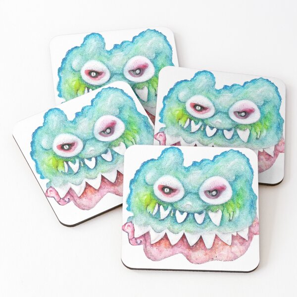 Item preview, Cute Funny Watercolor Happy Monster designed and sold by pixelista.