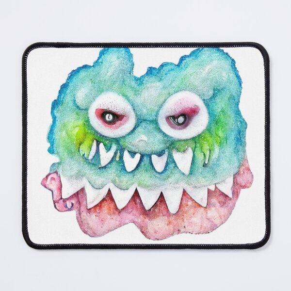 Item preview, Cute Funny Watercolor Happy Monster designed and sold by pixelista.