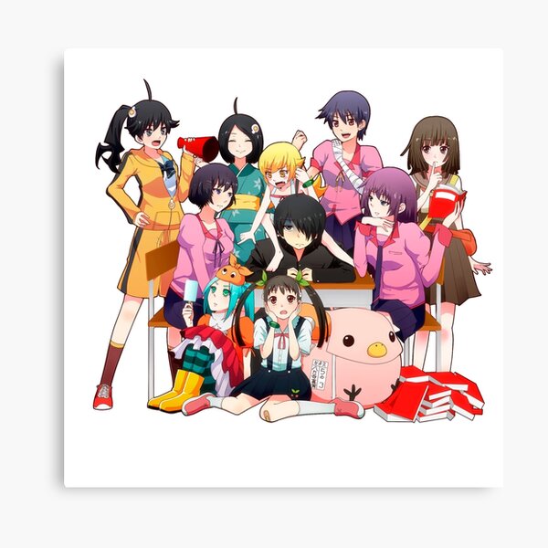 Nisemonogatari Leinwanddruck