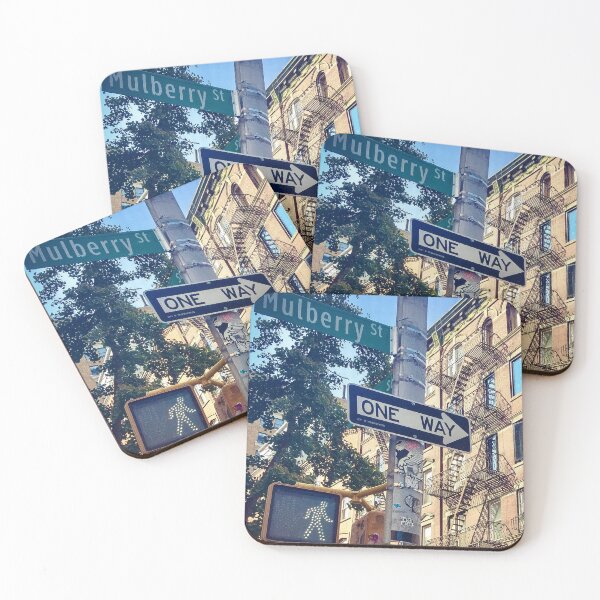 Item preview, Street Sign One Way Traffic Light Mulberry St Manhattan NYC  designed and sold by eleonoraingrid.