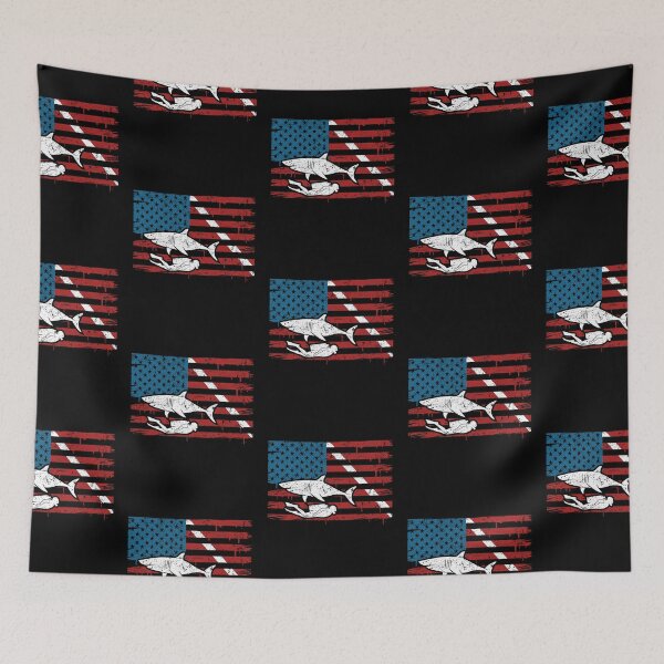 Item preview, Diver Down Dive Flag Scuba Diving American Flag Vintage Distressed designed and sold by Zaidan16.