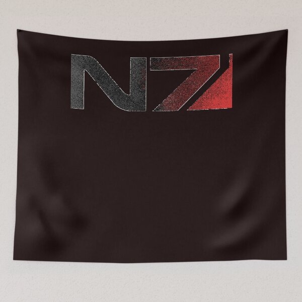 Item preview, Mass Effect N7 Distressed Logo Classic T-Shirt designed and sold by ErnestoMader.