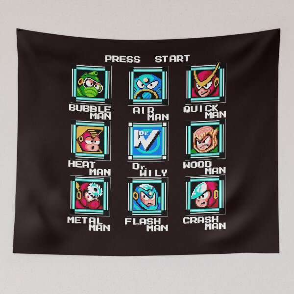 Item preview, Megaman 2 stage select Classic T-Shirt designed and sold by ErnestoMader.