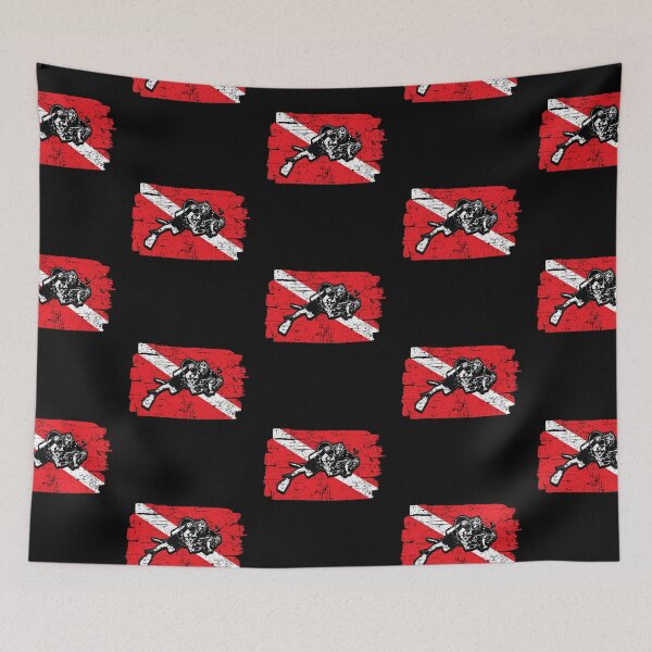Item preview, Diver Down Dive Flag Scuba Diving American Flag designed and sold by Zaidan16.