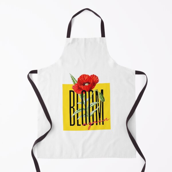 Item preview, Bloom Again - With a red flower and green leaves in a beautiful bright yellow background designed and sold by Heal with  Sumit.