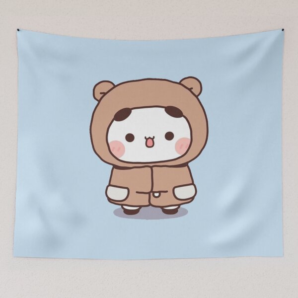 Item preview, Cute Bubu Is Wearing Winter Bear Custom designed and sold by gingersweet.