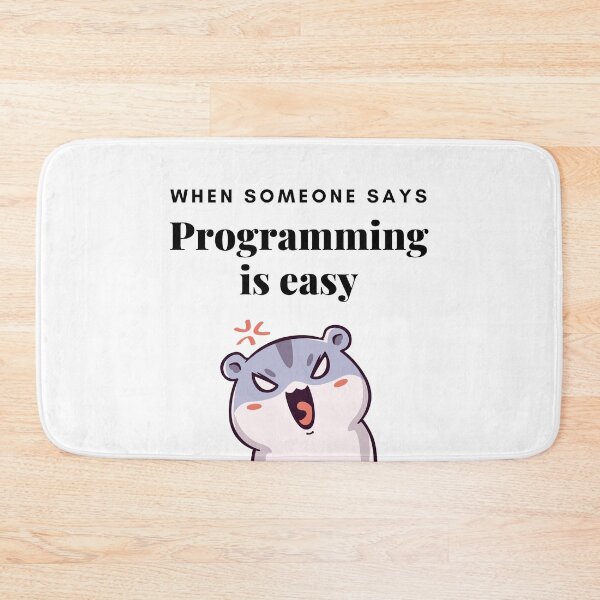 Artikelvorschau, Wenn jemand sagt: „Programmieren ist einfach“ entworfen und verkauft von Larrix.