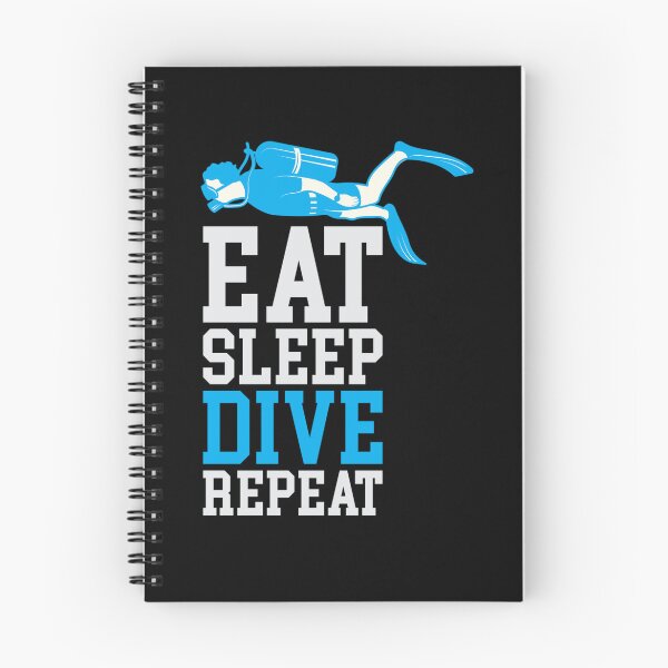 Item preview, Diver Down Dive Flag Scuba Diving Eat Sleep Repeat designed and sold by Zaidan16.