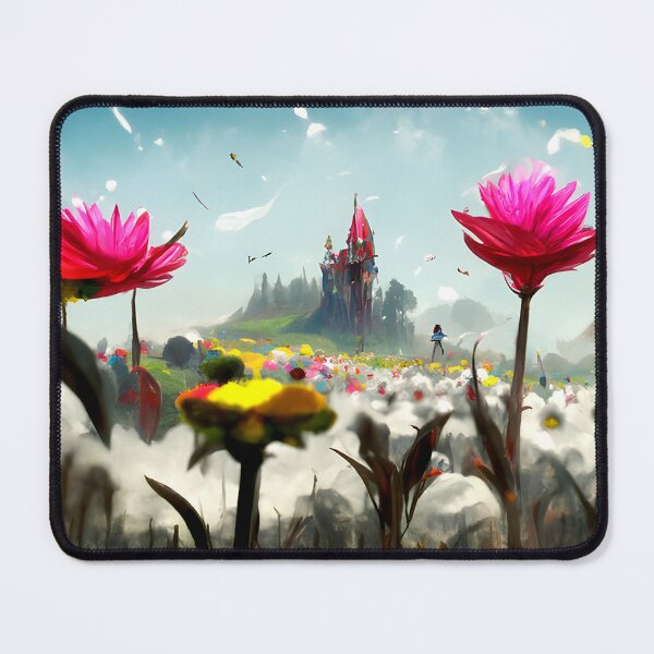 Item preview, Flower field painting | AI generated art designed and sold by MichelangeloAI.