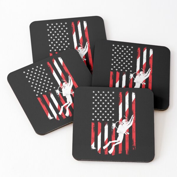 Item preview, Diver Down Dive Scuba Diving American Flag designed and sold by Zaidan16.