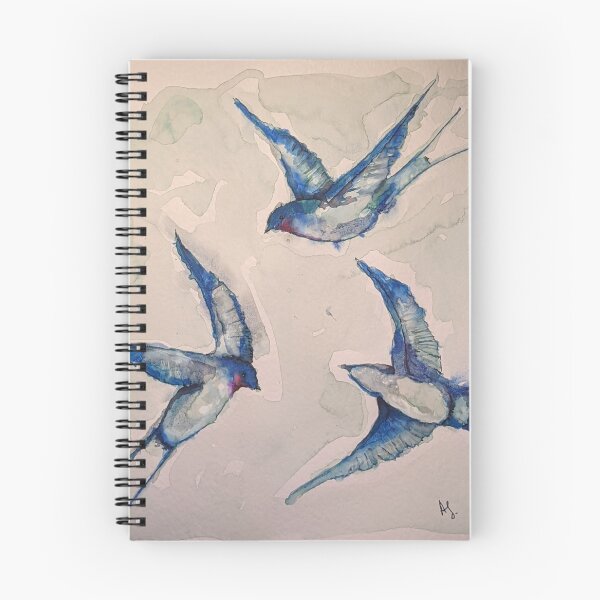 Item preview, Swallows designed and sold by HareandSnail.