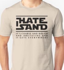 For sand haters (black) Unisex T-Shirt
