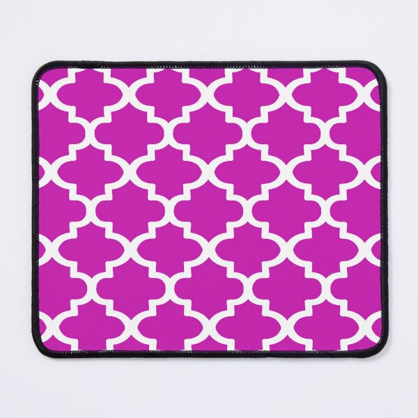 Item preview, Quatrefoil Pattern In White Outline On Pink designed and sold by taiche.