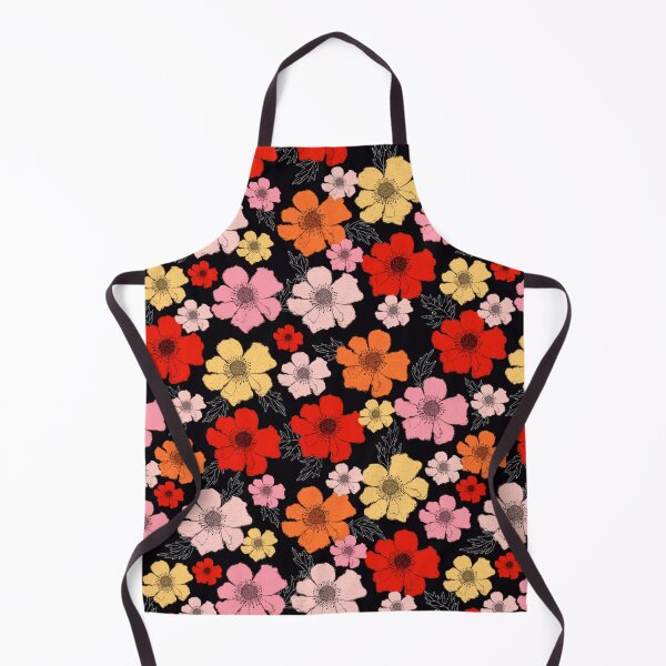 Item preview, Flowers pattern Anemones night designed and sold by IlustraDeni.