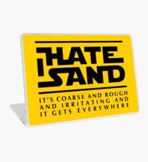 For sand haters (black) Laptop Skin