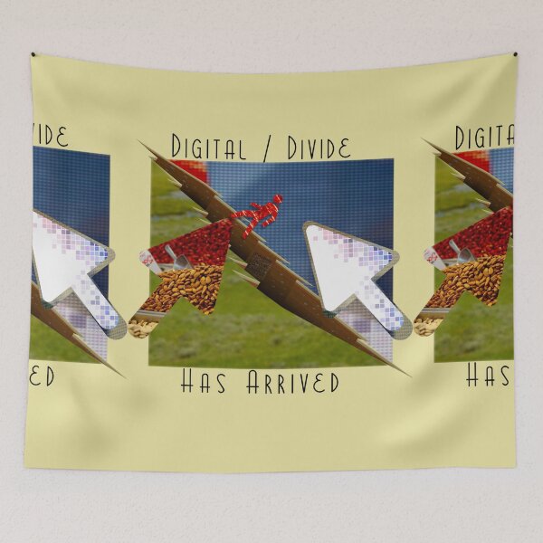 Item preview, Headline issues - The Digital divide has Arrived -  We can overcome any challenge - so long as well all do it together Limited Numbered Sash edition  designed and sold by SpArtk.