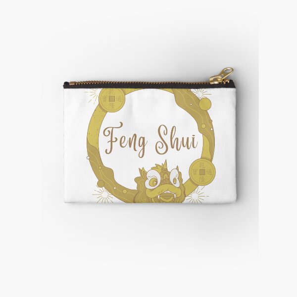 Item preview, Ancient Chinese Feng Shui Dragon Cartoon Golden designed and sold by FengShuiLounge.