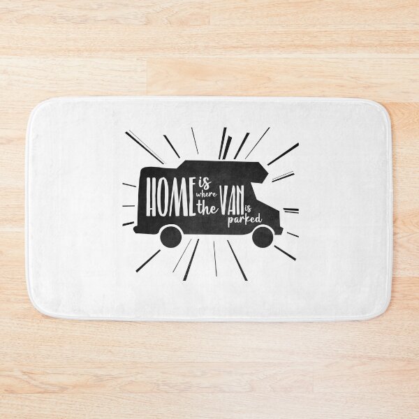 Item preview, "Home is where the van is parked" - Van Life, Camper Van, RV, Outdoor, Travel, Roadtrip designed and sold by k4wu.