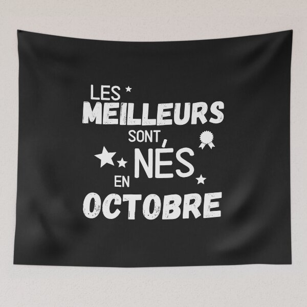 Item preview, The best are born in October, men's birthday humor, humorous birthday gift designed and sold by lapolonaise.