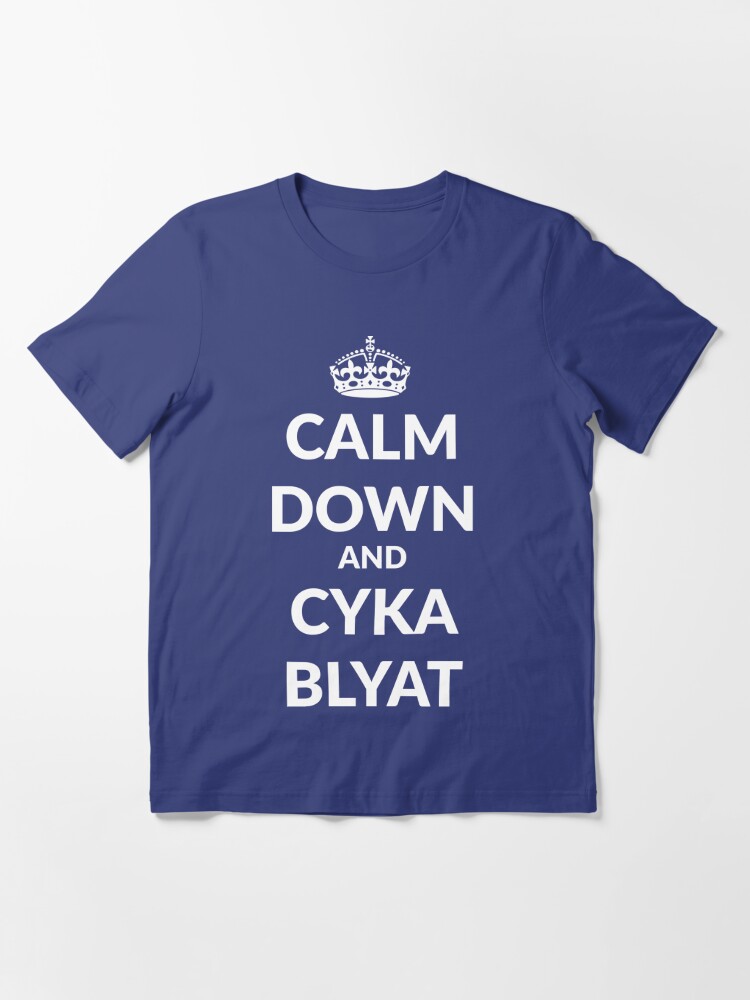 Alternative Ansicht von Calm down and suka blyat Essential T-Shirt